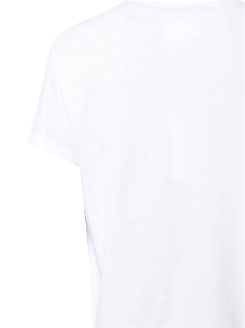 White cotton logo t-shirt MAISON MARGIELA | S30GC0701S22816994